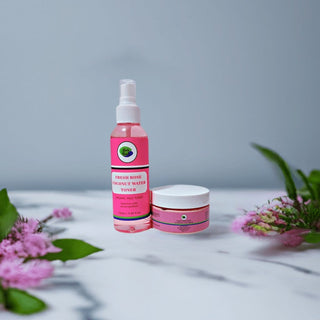 Khichi Beauty 2pc Fresh Rose Facial Mask And Toner Skincare Regimen - Khichi Beauty Skincare by WWW.ALESMAXII.COM