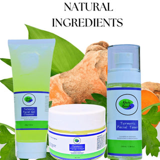 Khichi Beauty 3 Piece Luxury Turmeric Facial System, Brighten and Hydrates, Anti - Aging. - Khichi Beauty Skincare by WWW.ALESMAXII.COM