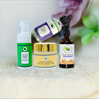 Khichi Beauty 4 Pc Bundle, Vitamin C Cream, Set - Khichi Beauty Skincare by WWW.ALESMAXII.COM