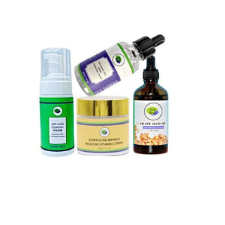 Khichi Beauty 4 Pc Bundle, Vitamin C Cream, Set - Khichi Beauty Skincare by WWW.ALESMAXII.COM