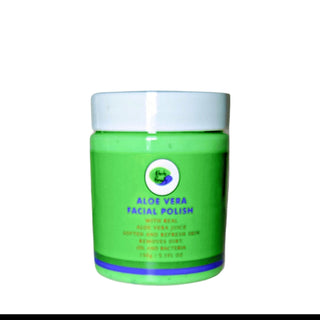 Khichi Beauty Aloe Vera Facial Polish, With Real Aloe Vera Juice, 150 / 5.1 fl oz - Khichi Beauty by WWW.ALESMAXII.COM