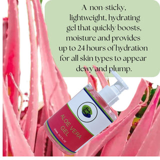 Khichi Beauty Aloe Vera Gel, (Pink) 10.2oz (300ml). - Khichi Beauty Skincare by WWW.ALESMAXII.COM