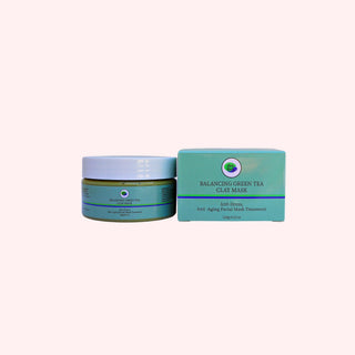 Khichi Beauty Balancing Green Tea Clay Mask, 4.23 oz / 12g - Khichi Beauty Skincare by WWW.ALESMAXII.COM