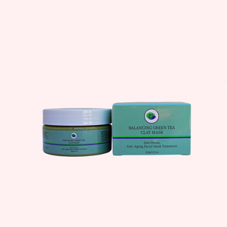 Khichi Beauty Balancing Green Tea Clay Mask, 4.23 oz / 12g - Khichi Beauty Skincare by WWW.ALESMAXII.COM