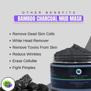 Khichi Beauty Bamboo Charcoal Mud Mask, Pores Minimizing, 4.23 oz / 120g - Khichi Beauty Skincare by WWW.ALESMAXII.COM