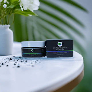 Khichi Beauty Bamboo Charcoal Mud Mask, Pores Minimizing, 4.23 oz / 120g - Khichi Beauty Skincare by WWW.ALESMAXII.COM