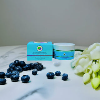 Khichi Beauty Blueberry Renewing Clay Mask 4.23 oz / 120g - Khichi Beauty Skincare by WWW.ALESMAXII.COM