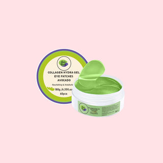 Khichi Beauty Collagen Avocado Hydra Gel Eye Patches - Khichi Beauty Skincare by WWW.ALESMAXII.COM