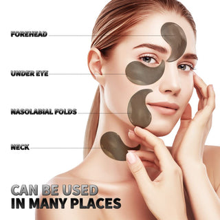 Khichi Beauty Collagen Black Gold Hydra Gel Eye Patches - Khichi Beauty Skincare by WWW.ALESMAXII.COM