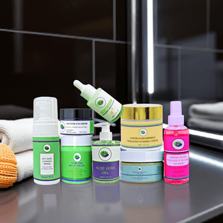 Khichi Beauty Dry Skin Anti - Aging Facial Set, 8 - Pc. Dry Skin Rescue Kit - Khichi Beauty Skincare, Alesmaxii.com