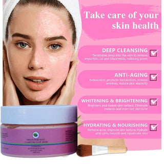 Khichi Beauty Fresh Pink Rose Clarify Clay Mask - Khichi Beauty Skincare by WWW.ALESMAXII.COM