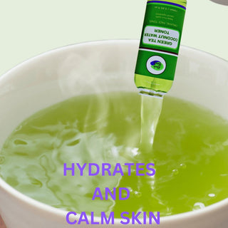 Khichi Beauty Green Tea Coconut Water Facial Toner, Soothes and hydrates - Khichi Beauty Skincare by WWW.ALESMAXII.COM