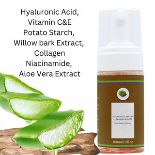 Khichi Beauty Luxurious Clarifying Facial Cleansing Mousse 100 ml / 3.5 oz - Khichi Beauty Skincare by WWW.ALESMAXII.COM