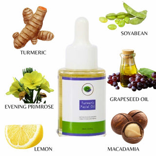 Khichi Beauty Luxury Turmeric Face Oil, Moisturizes, Hydrates Plumps & Brighten 1oz (30ml). - Khichi Beauty Skincare by WWW.ALESMAXII.COM