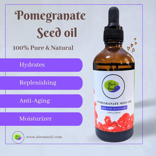 Khichi Beauty Pomegranate Seed Oil, Organic, Pure and Natural, - Khichi Beauty Skincare by WWW.ALESMAXII.COM