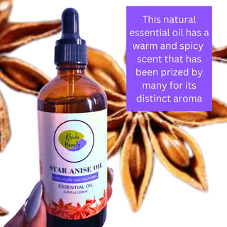 Khichi Beauty Star Anise oil, Essential Oil, Premium Quantity 3.38oz (100ml). - Khichi Beauty Skincare by WWW.ALESMAXII.COM