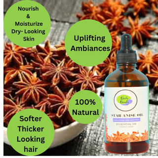 Khichi Beauty Star Anise oil, Essential Oil, Premium Quantity 3.38oz (100ml). - Khichi Beauty Skincare by WWW.ALESMAXII.COM