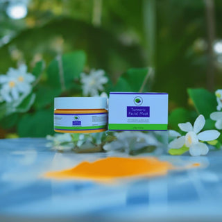 Khichi Beauty Turmeric Face Mask, Treating and Repairing, Oil Control, Anti - aging 120g. - Khichi Beauty Skincare by WWW.ALESMAXII.COM
