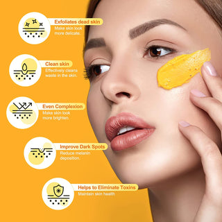 Khichi Beauty Turmeric Facial Polish, With Real Turmeric Juice, 150 / 5.1 fl oz - Khichi Beauty Skincare by WWW.ALESMAXII.COM