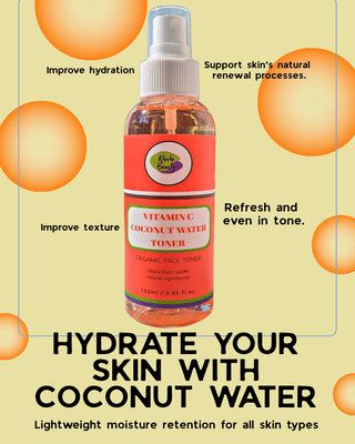Khichi Beauty Vitamin C Coconut Water Facial Toner - Khichi Beauty Skincare, Alesmaxii.com