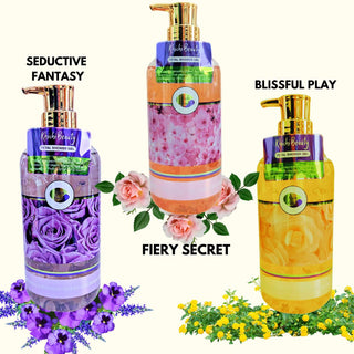 Khichi Beauty Petal Shower Gel Collection, 500 ML  / 16. 9  FL OZ - Khichi Beauty Skincare by WWW.ALESMAXII.COM