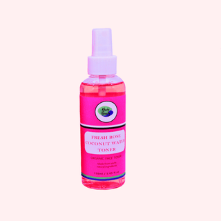 Khichi Beauty Fresh Rose Coconut Water Facial Toner, Soothes and hydrates