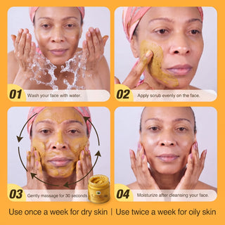 Khichi Beauty Turmeric Facial Polish, With Real Turmeric Juice, 150 / 5.1 fl oz
