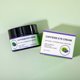 Khichi Beauty Caffeine Eye Cream, Dark Circle, Puffy Eyes, Anti-Aging 1oz (30g).