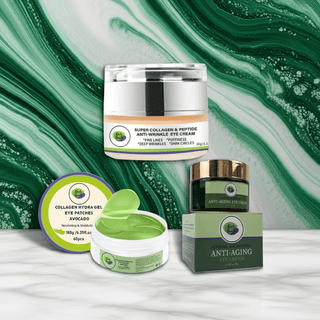 Dark Circles, Eye Bag And Puffy Eyes Remover Kit, AM & PM - Khichi Beauty Skincare, Alesmaxii.com