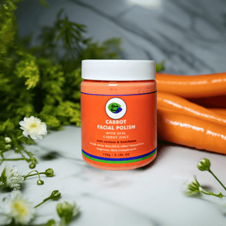 Khichi Beauty Carrot Facial Polish, With Real Carrot Juice, 150 / 5.1 fl oz