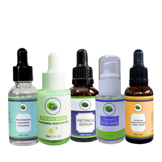 Khichi Beauty 5 Piece Facial Serum Set, Moisturizing, Anti - Wrinkle - Khichi Beauty Skincare, Alesmaxii.com