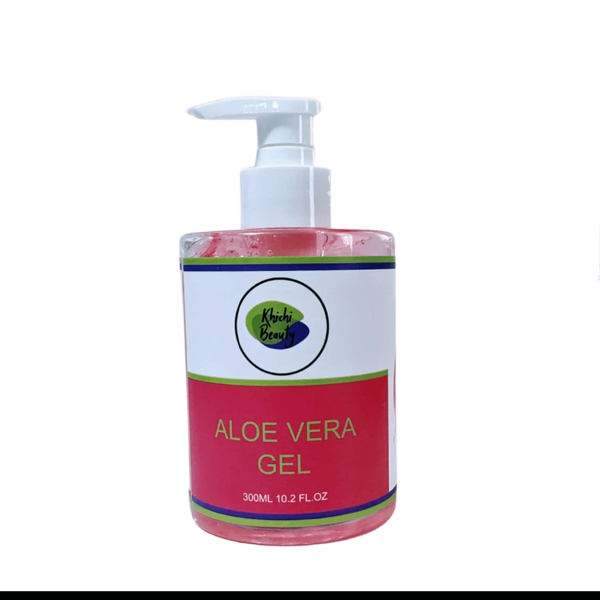 Khichi Beauty Aloe Vera Gel, (Pink) 10.2oz (300ml).