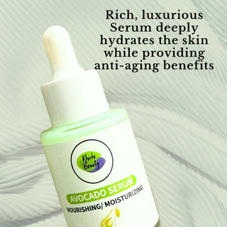 Khichi Beauty Avocado Serum, Moisturizing, Anti - Wrinkle, 100% Natural & Organic. - Khichi Beauty by WWW.ALESMAXII.COM