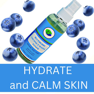 Khichi Beauty Blueberry Coconut Water Facial Toner, Soothes and hydrates - Khichi Beauty Skincare by WWW.ALESMAXII.COM