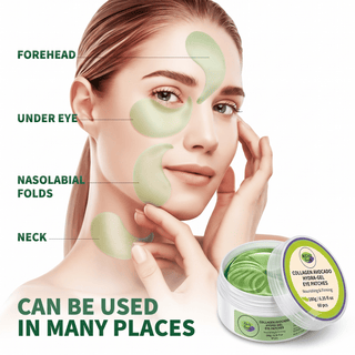Khichi Beauty Collagen Avocado Hydra Gel Eye Patches - Khichi Beauty Skincare, Alesmaxii.com