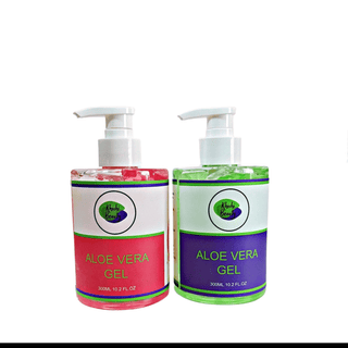 Khichi Beauty Green And Pink Aloe Vera Gel Duo, 10.2 FL OZ / Each - Khichi Beauty Skincare, Alesmaxii.com