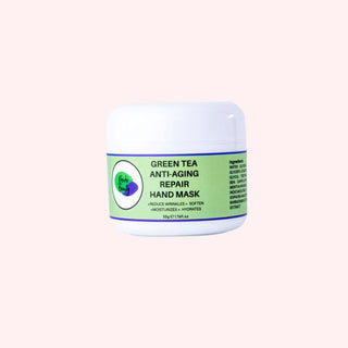 Khichi Beauty Green Tea Anti - Aging Repair Hand Mask, 1.7 oz / 50g - Khichi Beauty Skincare by WWW.ALESMAXII.COM