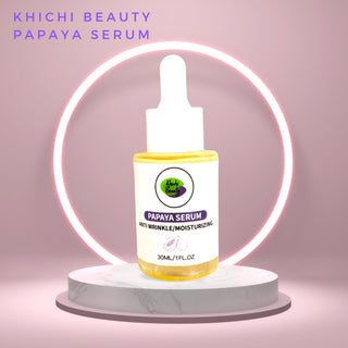 Khichi Beauty Papaya Serum, Moisturizing, Anti - Wrinkle, Natural & Organic. - Khichi Beauty Skincare by WWW.ALESMAXII.COM