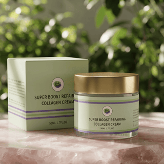 Khichi Beauty Super Boost Repairing Collagen Cream 1.7 oz (50ml). - Khichi Beauty Skincare, Alesmaxii.com