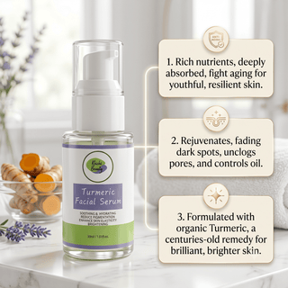 Khichi Beauty Turmeric Facial Serum 1.01 fl.oz / 30ml. - Khichi Beauty Skincare, Alesmaxii.com