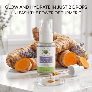 Khichi Beauty Turmeric Facial Serum 1.01 fl.oz / 30ml. - Khichi Beauty Skincare, Alesmaxii.com