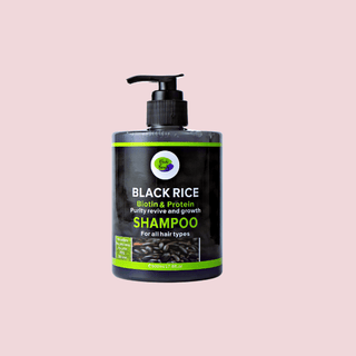 Khichi Beauty Black Rice Biotin & Protein Shampoo,  17.6 OZ.
