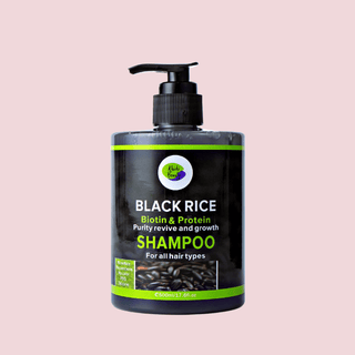 Khichi Beauty Black Rice Biotin & Protein Shampoo,  17.6 OZ.